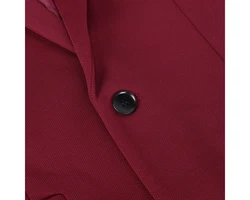 Allthemen Sakko Herren Casualsakko Dunkelrot/Rot/Bordeaux