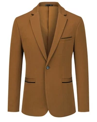 Allthemen Sakko Herren Casualsakko Braun/Khaki/Orange/Beige
