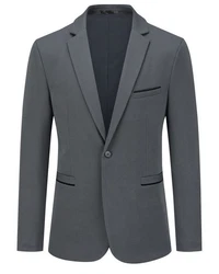 Allthemen Sakko Herren Casualsakko Grau/Dunkelblau/Dunkelgrau/Hellgrau