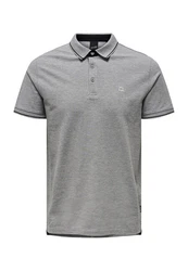 ONLY & SONS T-Shirt Fletcher Grau/Hellgrau/Dunkelgrau