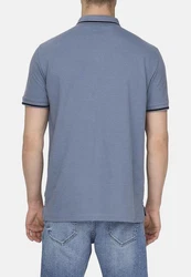 ONLY & SONS Poloshirt Onsefletcher Dunkelblau/Grau