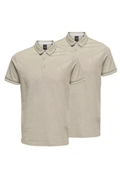 ONLY & SONS Poloshirt Onsefletcher Khaki/Beige/Braun