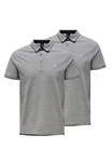 ONLY & SONS Poloshirt Onsefletcher Grau/Hellgrau/Dunkelgrau ONLY & SONS Poloshirt Onsefletcher Grau/Hellgrau/Dunkelgrau