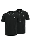 ONLY & SONS Poloshirt Onsefletcher Schwarz/Blau ONLY & SONS Poloshirt Onsefletcher Schwarz/Blau
