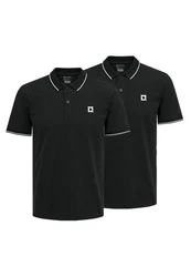 ONLY & SONS Poloshirt Onsefletcher Schwarz/Blau