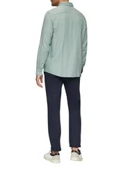 s.Oliver Langarmhemd Regular Fit Grün/Hellblau/Hellgrün