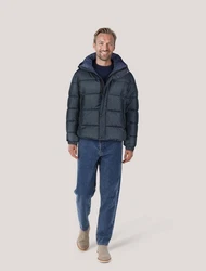 BOSS Steppjacke OMARIS Dunkelblau/Hellblau/Blau