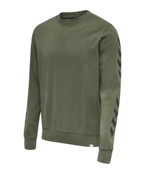hummel Sweatshirt Legacy Chevron Dunkelgrün/Grün
