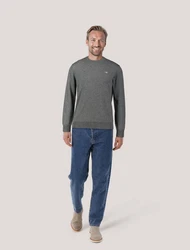 Gant Herren Strickpullover Dunkelgrau/Grau