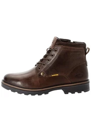 Boots aus Leder Schnrschuh