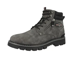 Dockers by Gerli Herren Schnürboots (53HX003) Dunkelgrau/Dunkelgrün/Grau