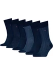 Tommy Hilfiger Socken TH MEN SOCK 6P TIN GIFTBOX BIRDSEYE Hellblau/Dunkelblau