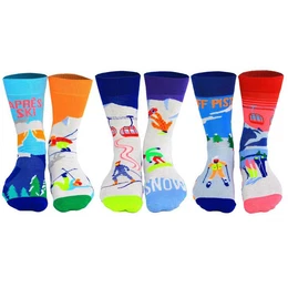 Kurzsocken Herren Socken, 6 Socken - Strumpf, Motive (Packung, 3er Pack)
