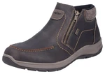 Rieker Winterboots Stiefelette Komfortschuh mit zwei praktischen Reißverschlüssen braun/dunkelbraun