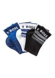 Freizeitsocken 3P QS Rib Stripe CC (Packung, 3-Paar) mit Logo