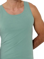 Lisca Achselhemd Herren Unterhemd Odysseus Grün/Türkis/Hellblau/Hellgrün