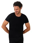 Lisca Unterziehshirt Herren T-Shirt Odysseus Schwarz/Dunkelgrau