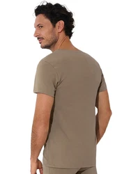 Lisca Unterziehshirt Herren T-Shirt Odysseus Khaki
