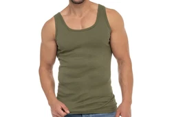 celodoro Unterhemd Business Tank Top Beige/Khaki/Dunkelgrün