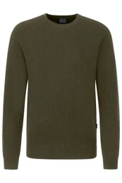 Strickpullover mit Logostickerei