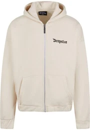 Sweatjacke Herren Super Heavy Oversize Blank Zip Hoodie