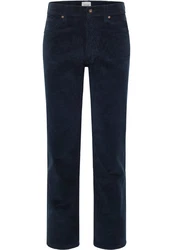 MUSTANG Cordhose Style Tramper Straight Dunkelblau/Blau