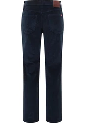 MUSTANG Cordhose Style Tramper Straight Dunkelblau/Blau