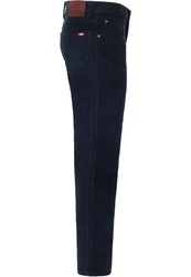 MUSTANG Cordhose Style Tramper Straight Dunkelblau/Blau