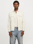 Jack & Jones Hemd JJETravis Khaki/Weiß/Beige