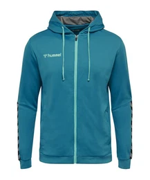 Sweatjacke Authentic Poly Kapuzenjacke F8745 Polyester