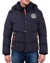 Winterjacke Herren Outdoor Jacke baverveine Black S mit Kapuze