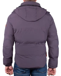 Geographical Norway Winterjacke Herren Outdoor Jacke baverveine Dunkelgrau