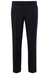 Men Plus Anzughose MEN+ Bauchfit-Hose Business Baukasten Dunkelblau/Hellblau/Blau