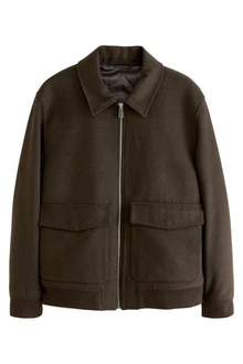 Next Hemdjacke mit Reißverschluss (1-St)