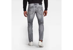 G-STAR 5-Pocket-Jeans 3301 Slim Fit Hellgrau/Grau
