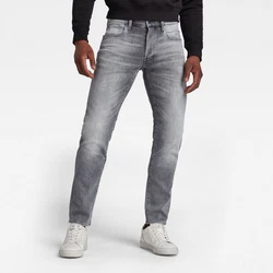 G-STAR 5-Pocket-Jeans 3301 Slim Fit Hellgrau/Grau