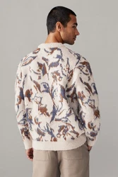 Next Rundhalspullover Relaxed Fit Beige/Weiß/Gelb/Rosa/Rot/Grau