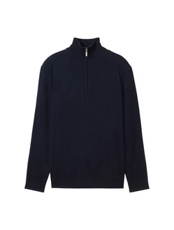 TOM TAILOR Strickpullover Troyer Regular Fit 