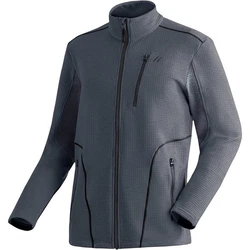 Maier Sports Fleecejacke Unterjacke Tesila Dunkelblau/Grau/Dunkelgrau/Hellgrau