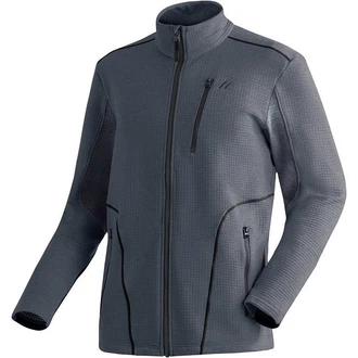 Maier Sports Fleecejacke Unterjacke Tesila Dunkelblau/Grau/Dunkelgrau/Hellgrau