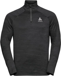 Langarmshirt Mid layer 1/2 zip RUN EASY WAR BLACK MELANGE