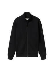 TOM TAILOR Denim Sweatshirt Langarmshirt Schwarz