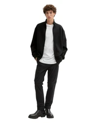 TOM TAILOR Denim Sweatshirt Langarmshirt Schwarz