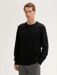 Strickpullover Comfort Wool - Pullover mit Struktur