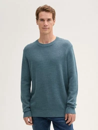 Strickpullover Comfort Wool - Pullover mit Struktur