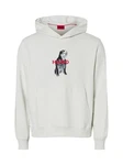 HUGO Sweatshirt Kapuzenpullover Dartchon Braun/Weiß/Grau/Khaki