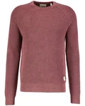 Gant Rundhalspullover WASHED RIB C-NECK Rosa/Lila/Rot/Dunkelrot/Bordeaux