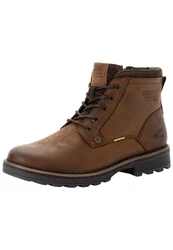 camel active Schnürboots Boot mit Reißverschluss Braun/Beige/Dunkelbraun