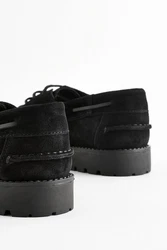 Next Schnürschuh Bootsschuh Schwarz