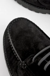 Next Schnürschuh Bootsschuh Schwarz